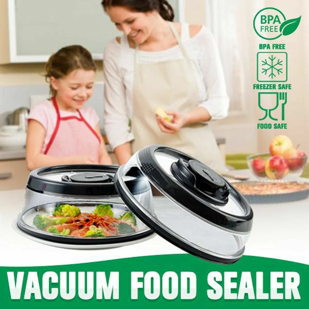 PressDome 5-Piece Vacuum Food Sealer Set Red